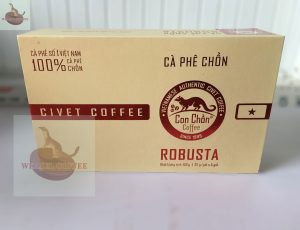 Cà Phê Chồn Robusta 100g - Hộp Cao Cấp