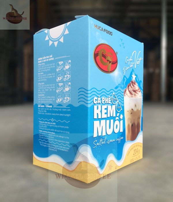 2 Cà phê hòa tan Kem Muối C7 - Hộp 12 gói x 17g