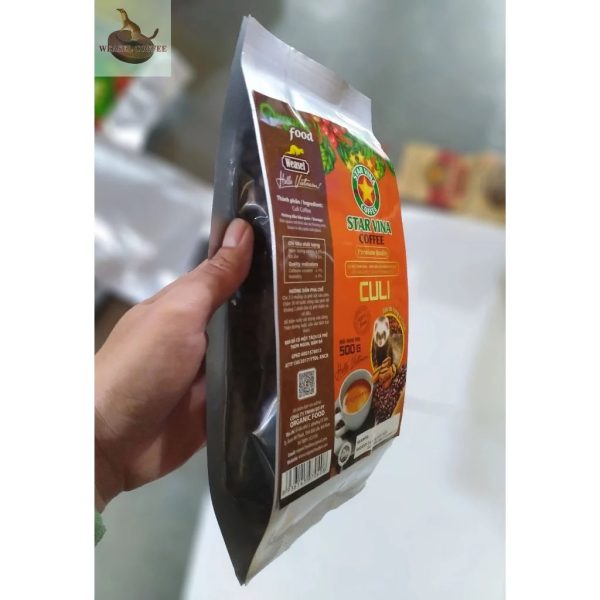 Cà Phê Culi Hương Chồn Starvina - Túi 500g Hạt
