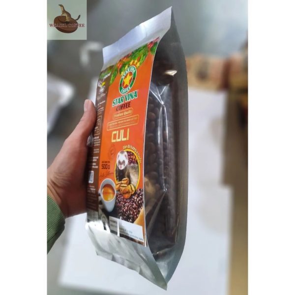 Cà Phê Culi Hương Chồn Starvina - Túi 500g Hạt