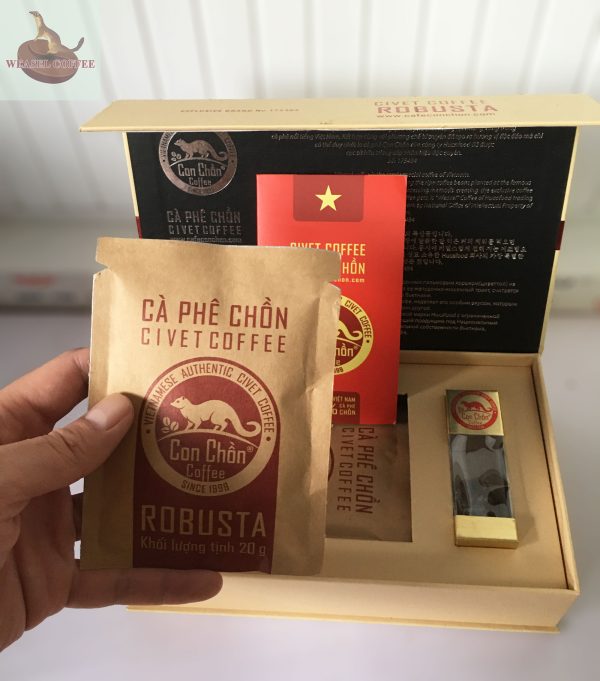 Cà Phê Chồn Robusta 100g - Hộp Cao Cấp