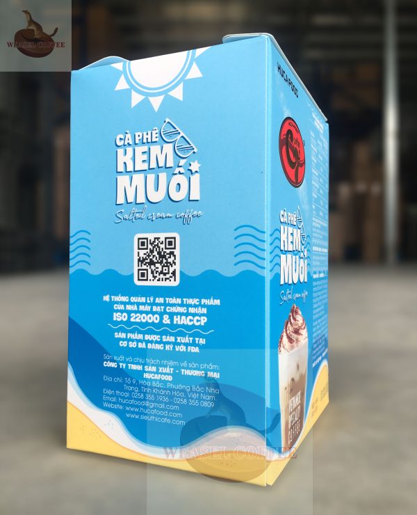 4 Cà phê hòa tan Kem Muối C7 - Hộp 12 gói x 17g