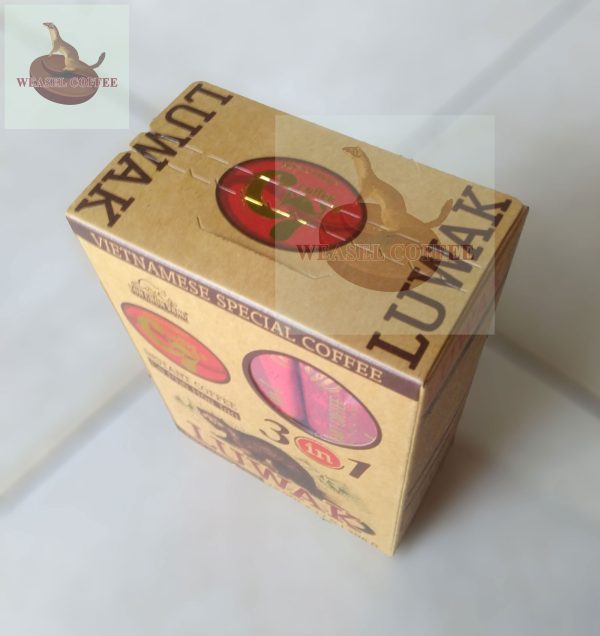 Cà Phê Hoà Tan Luwak 3in1 - Hộp 18 gói x 17g