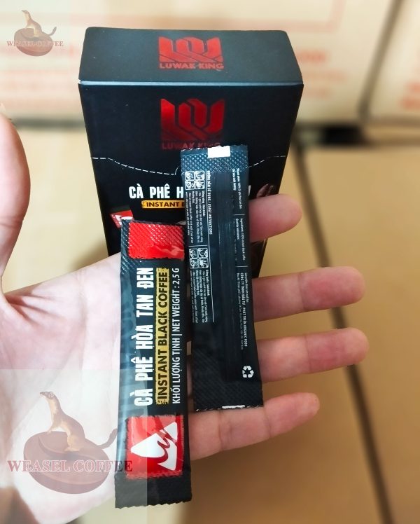 Combo 3 hộp - Cà phê hòa tan đen Luwak King Coffee ( 45 gói x 2,5g )