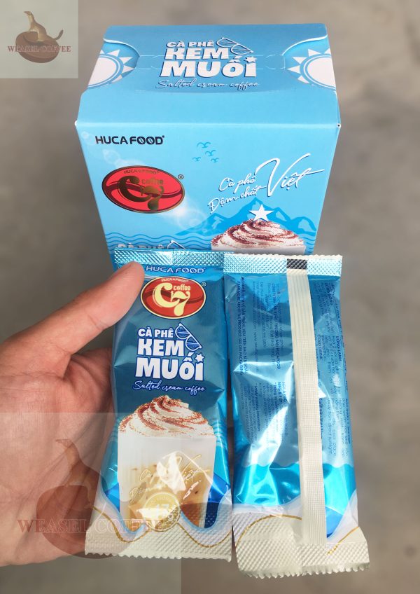 7 Cà phê hòa tan Kem Muối C7 - Hộp 12 gói x 17g