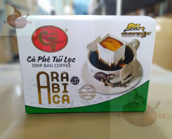 A1 Cà phê chồn Arabica túi lọc ( phin giấy ) - Hộp 12 gói x 12,5g