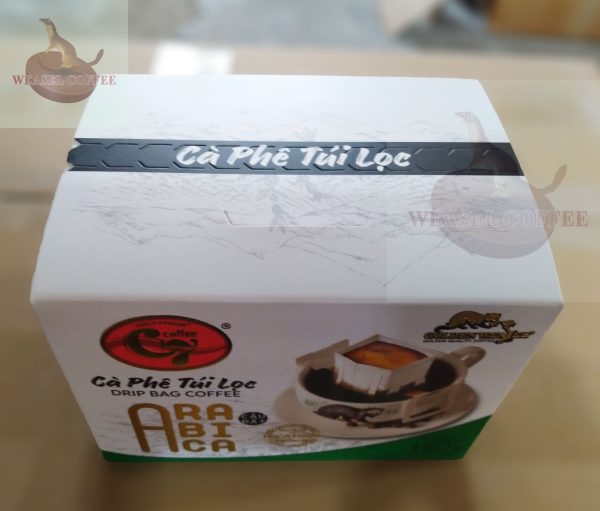 Cà phê Arabica túi lọc ( phin giấy ) - Hộp 12 gói x 12,5g