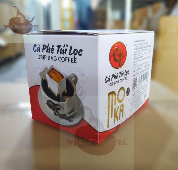 Cà phê Moka túi lọc ( phin giấy ) - Hộp 12 gói x 12,5g
