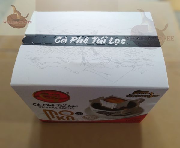 Cà phê Moka túi lọc ( phin giấy ) - Hộp 12 gói x 12,5g