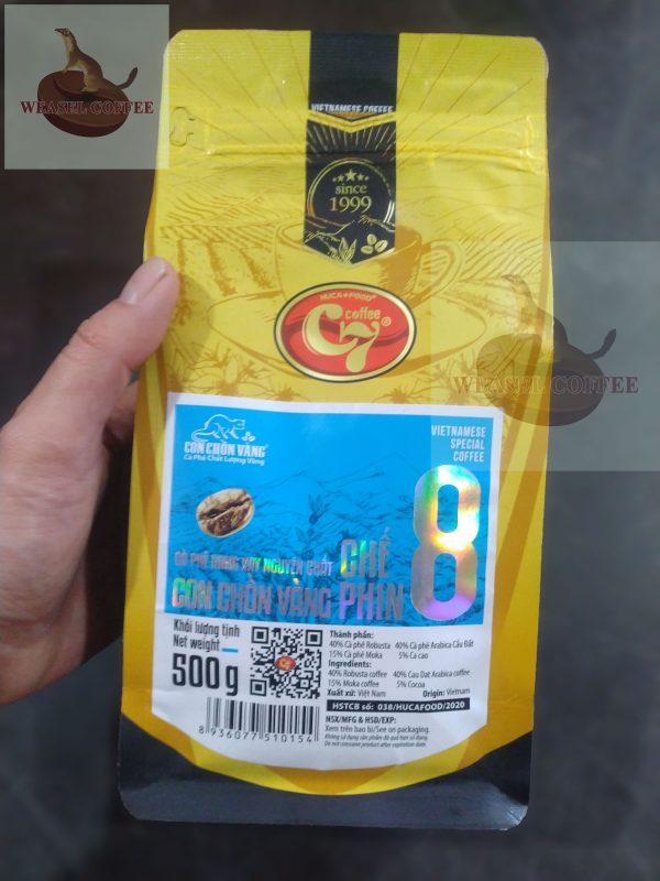 so-8-6 Cà Phê Pha Phin Số 8 Hương Chồn - Túi 500g